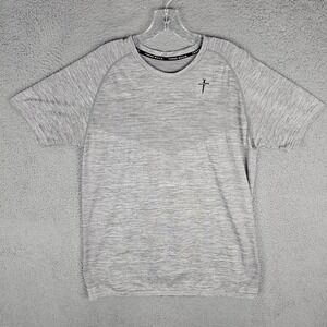 Three Nails Seamless 2.0 Tee Shirt Mens Heathered Mesh Performance Short Sleeve